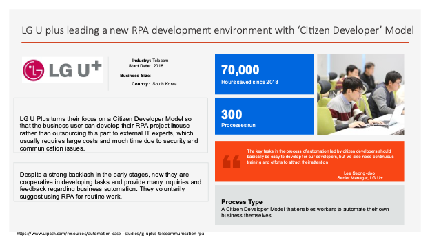 LG use case for RPA - Citizen Dev